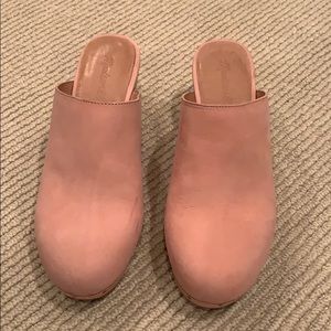 Madewell,  blush clogs